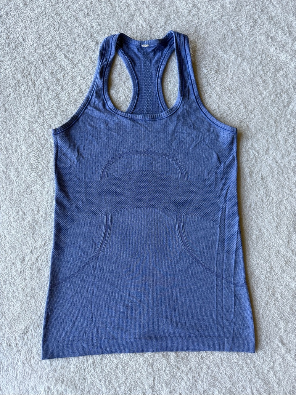 Lululemon athletica Seamless Racerback Tank - heathered blue